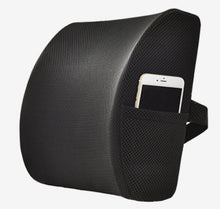 Load image into Gallery viewer, Memory Foam Lumbar Support Back Cushion with 3D Mesh Cover