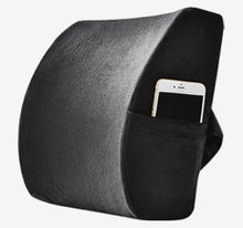 Load image into Gallery viewer, Memory Foam Lumbar Support Back Cushion with 3D Mesh Cover