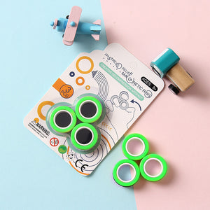 Magnetic Rings Fidget Toys, Roller Rings,