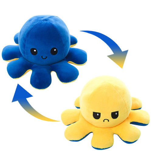 20cm Reversible Octopus Plushie