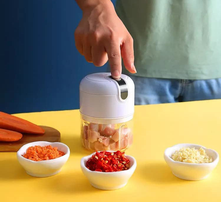 Electric food chopper 200ml (plastic cup)