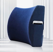 Load image into Gallery viewer, Memory Foam Lumbar Support Back Cushion with 3D Mesh Cover