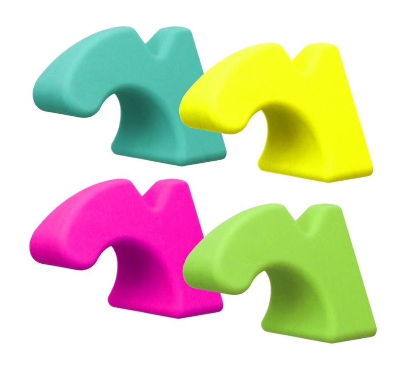 Silicone Goggle wall mount 4 pcs set multicolour