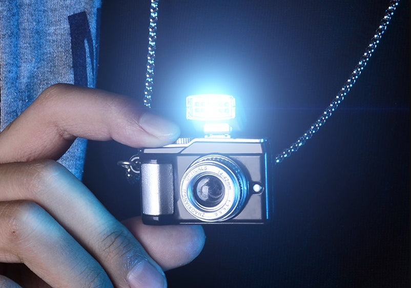 Flash Camera Necklace with shutter sound