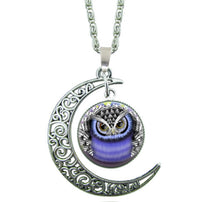 Load image into Gallery viewer, Half Moon Necklace and Pendant