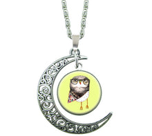 Load image into Gallery viewer, Half Moon Necklace and Pendant