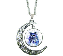 Load image into Gallery viewer, Half Moon Necklace and Pendant