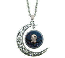 Load image into Gallery viewer, Half Moon Necklace and Pendant