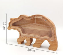 Load image into Gallery viewer, Wooden piggy bank