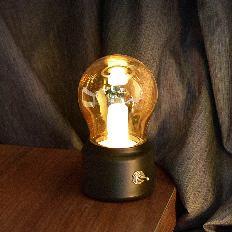 Vintage rechargeable bulb lamp